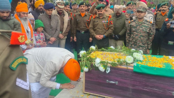 Funeral-Of-Shaheed-Ajay-Singh-Of-Village-Ramgarh-Sardars-With-Official-Honours